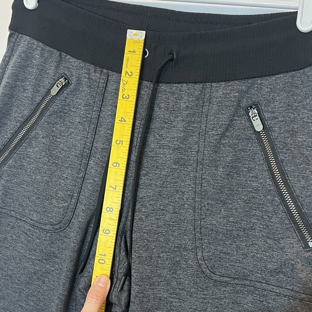 Athleta Women’s Flux Street Jogger Small Ankle Zip Gray Drawstring Athleisure - Picture 7 of 16